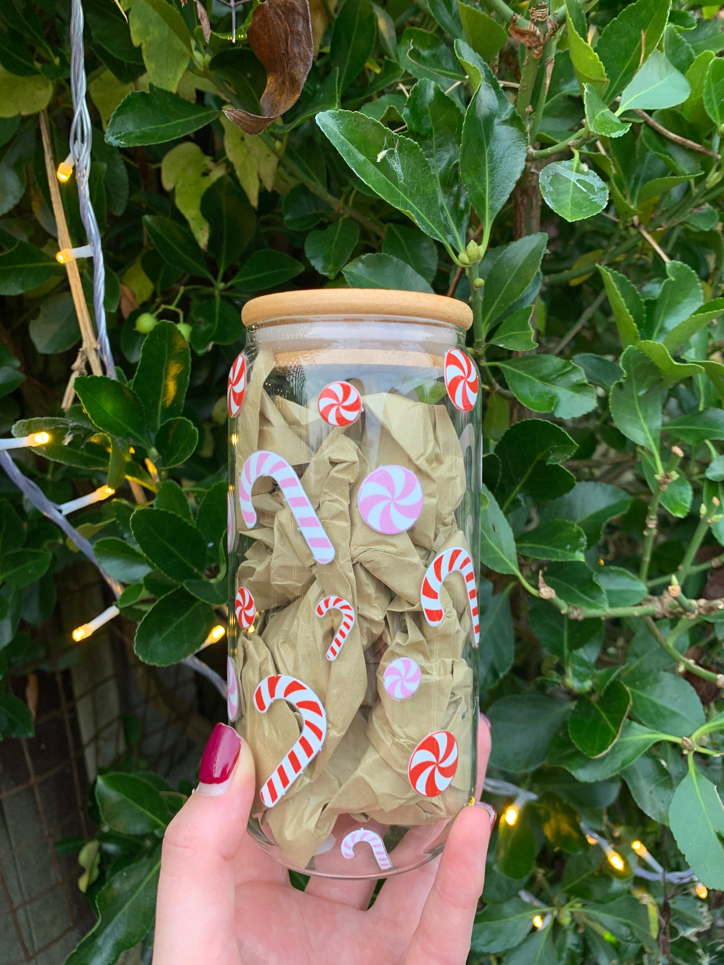 Candyland 16oz Glass Cup