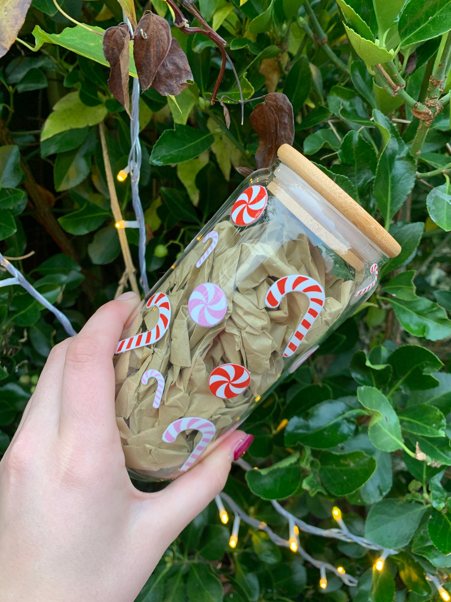 Candyland 16oz Glass Cup