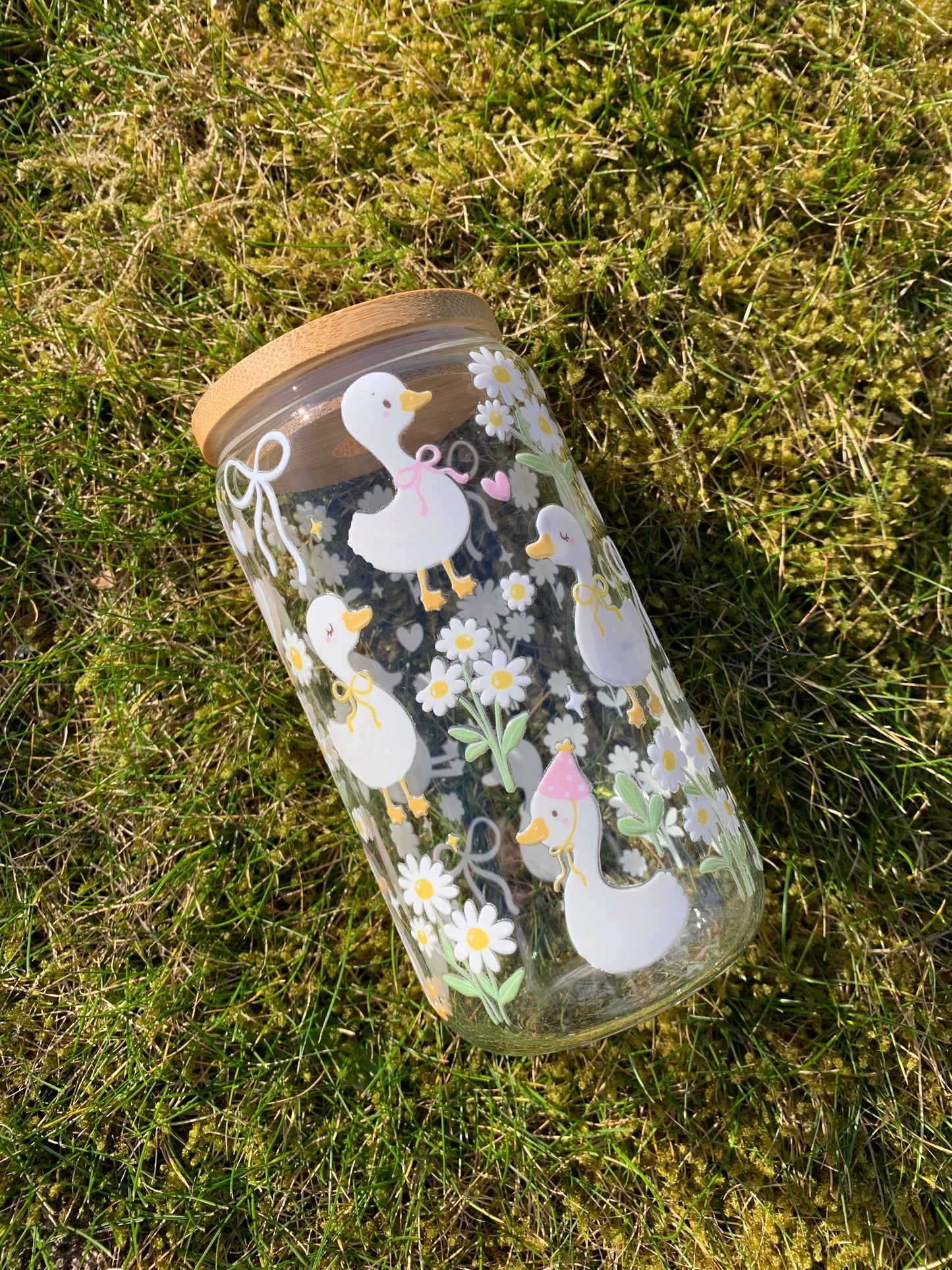 Spring Goose Coffee Glass