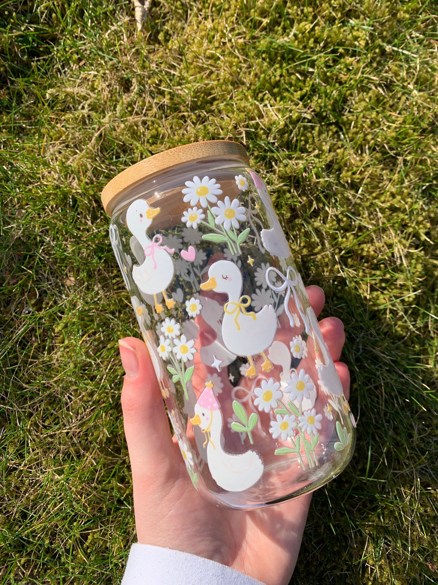 Spring Goose Coffee Glass