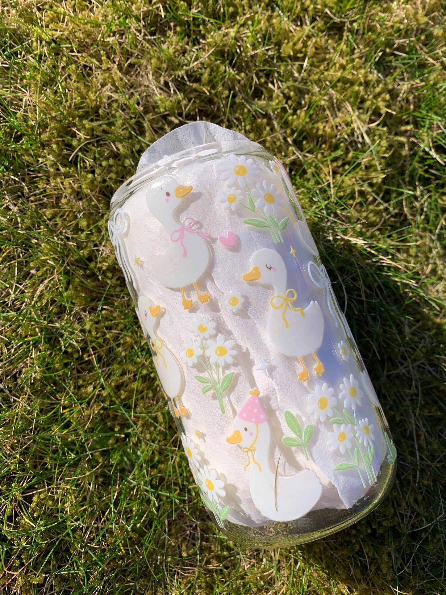 Spring Goose Coffee Glass