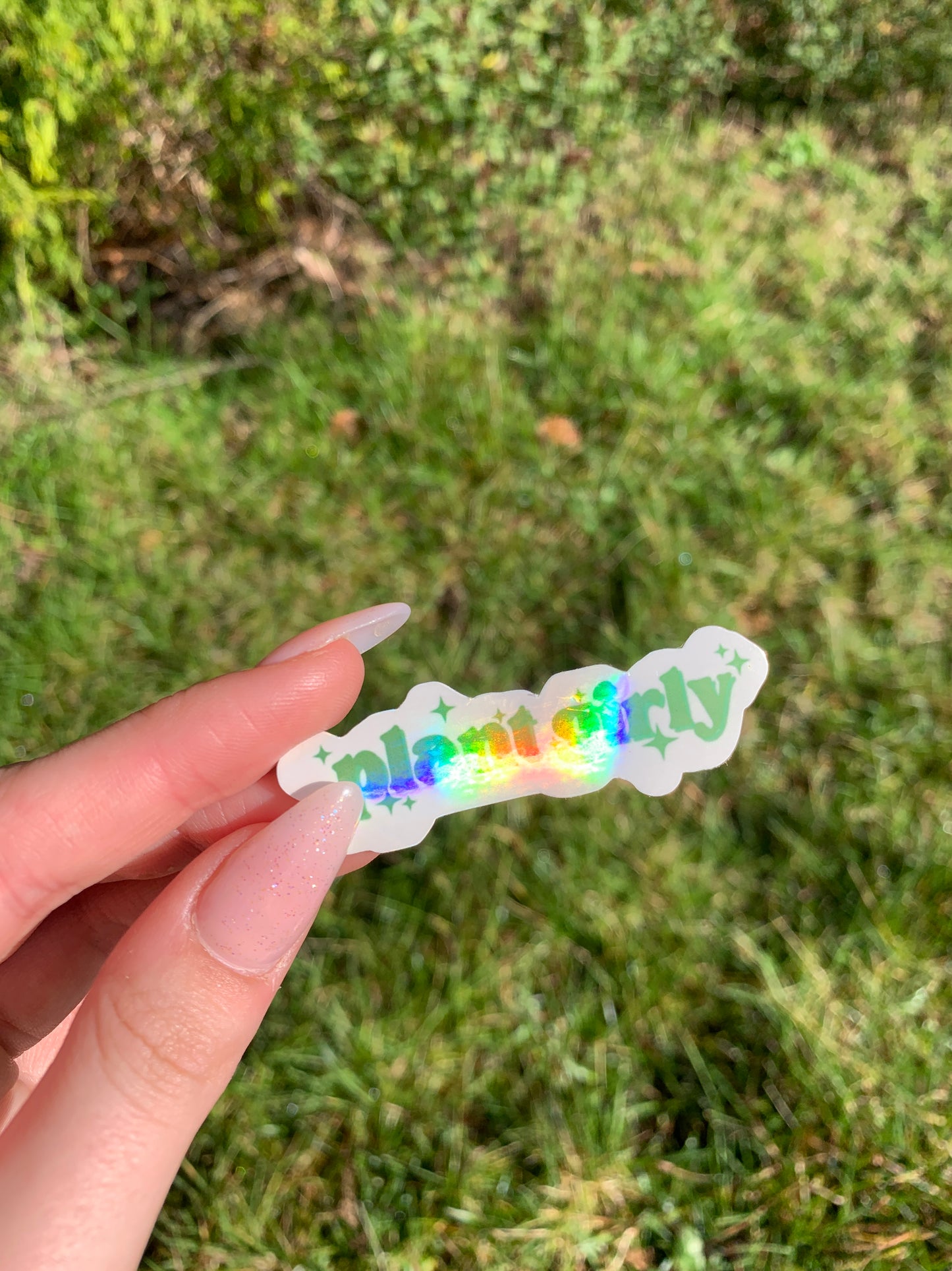 Plant Girly Die-Cut Sticker