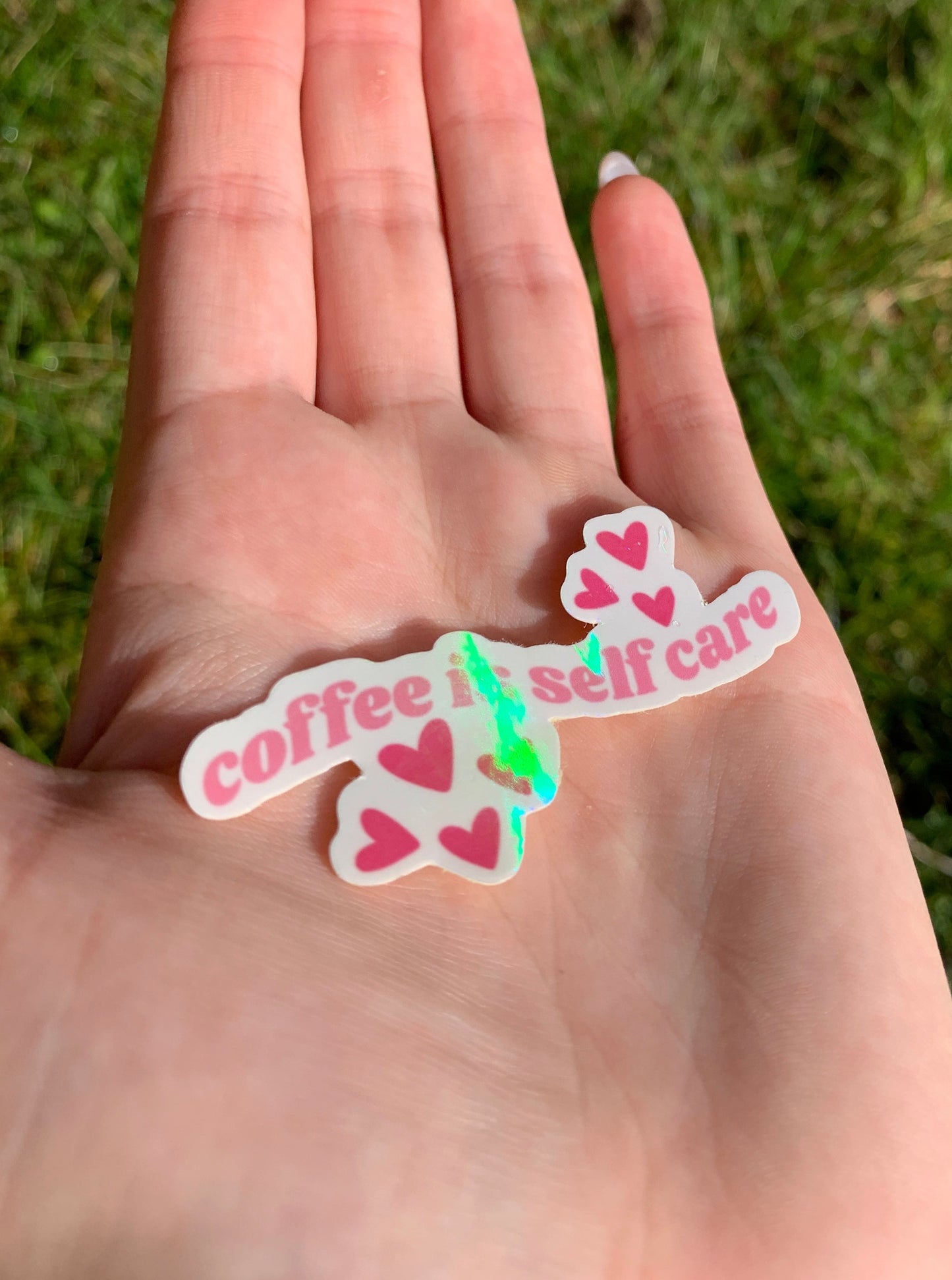 Coffee is Self-Care Die-Cut Sticker
