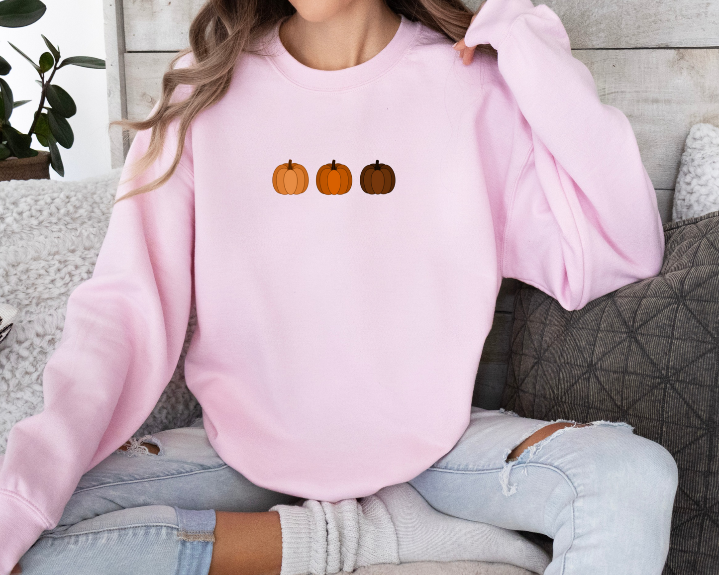 Tricolour Pumpkin Sweatshirt