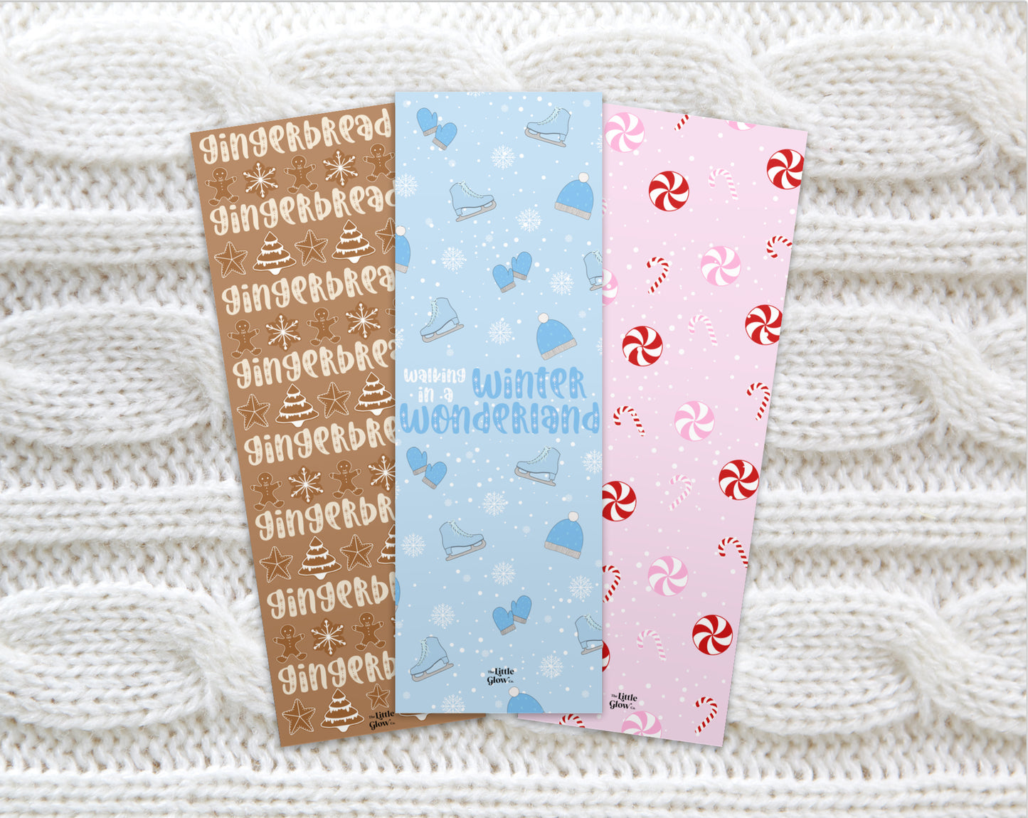 Blue Winter Wonderland Bookmark