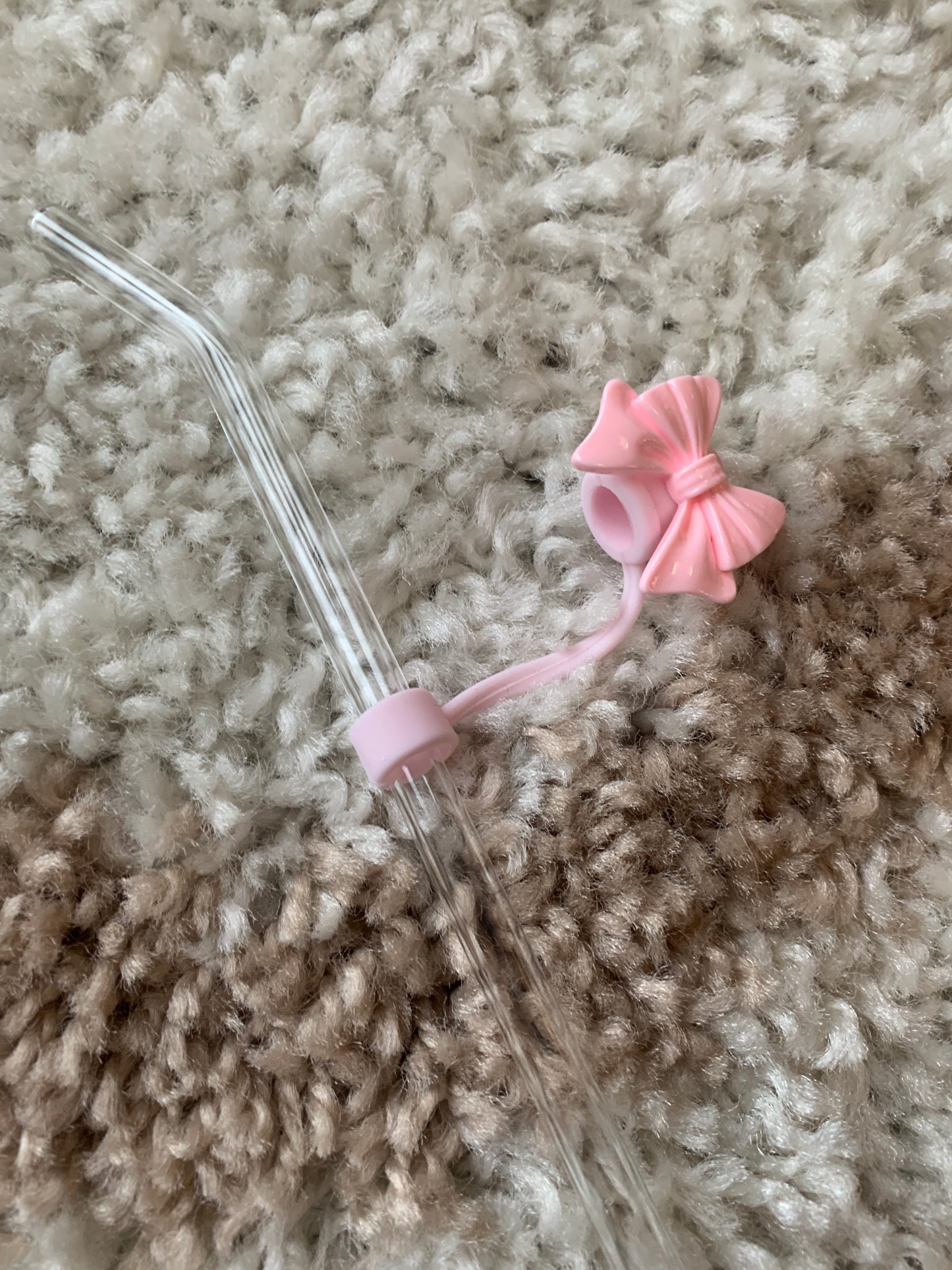 Coquette Bow Straw Topper