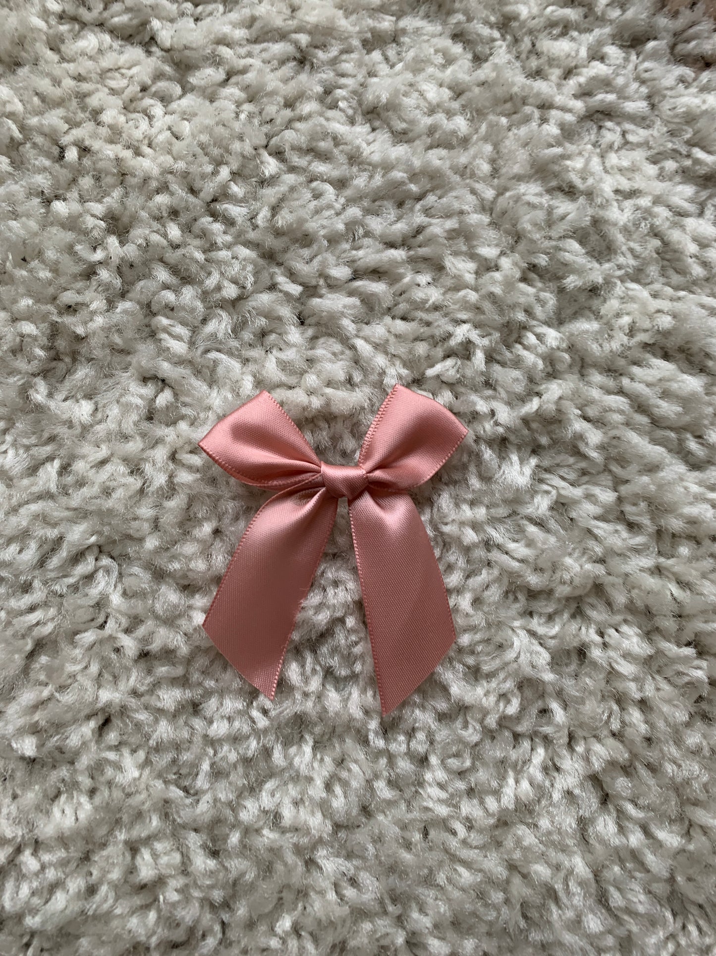 Pink Silk Hair Bow