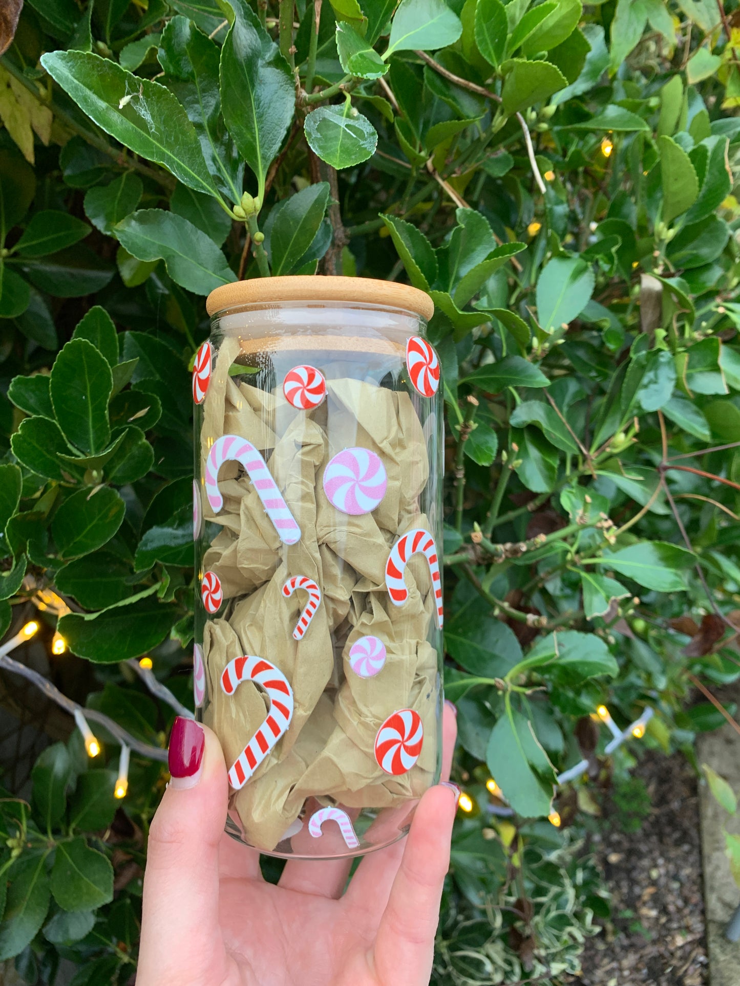 Candyland 16oz Glass Cup