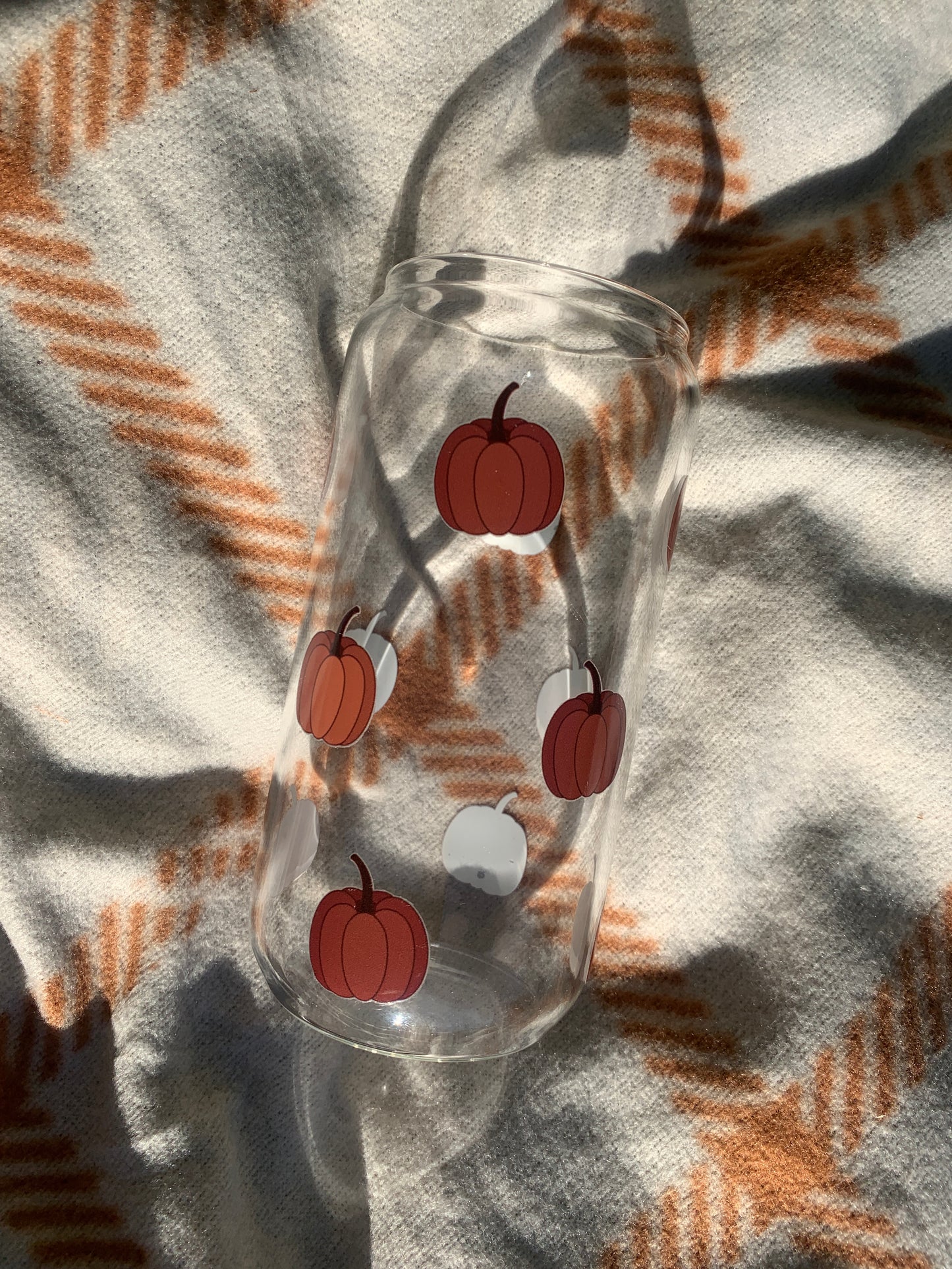 Pumpkin Glass Cup