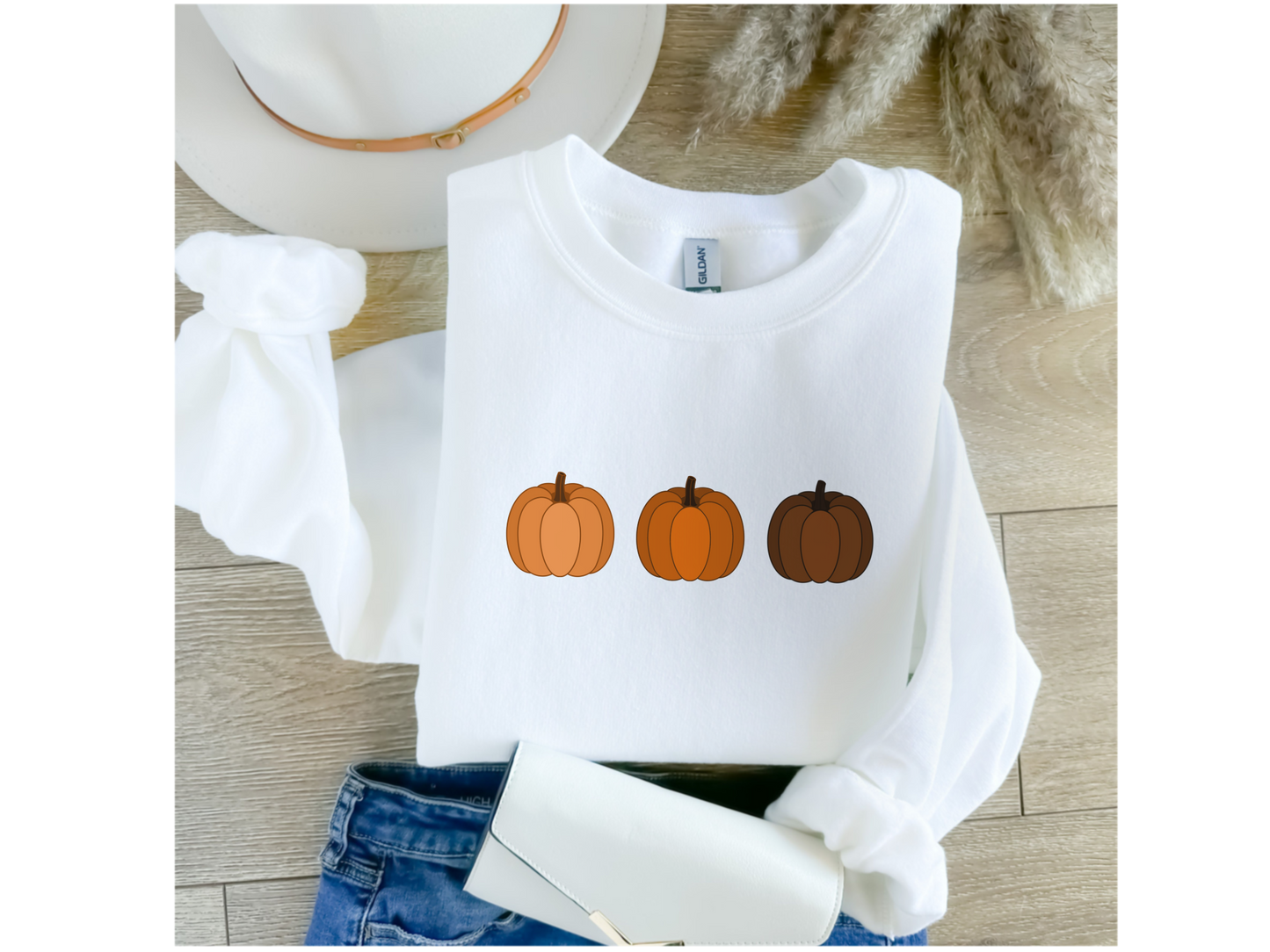 Tricolour Pumpkin Sweatshirt