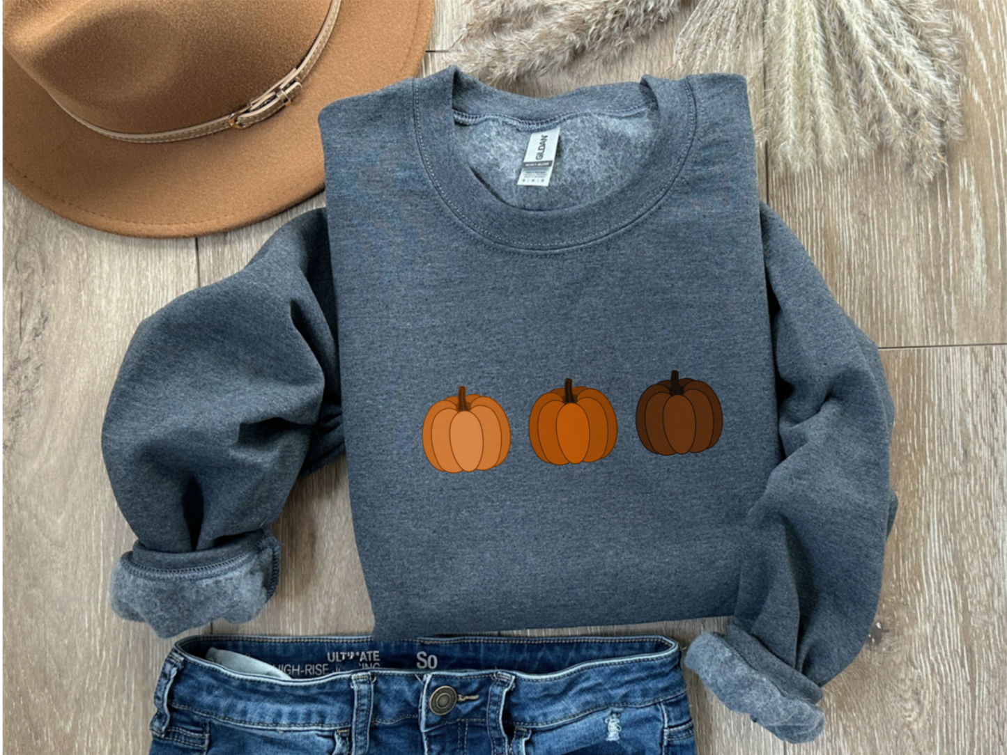 Tricolour Pumpkin Sweatshirt