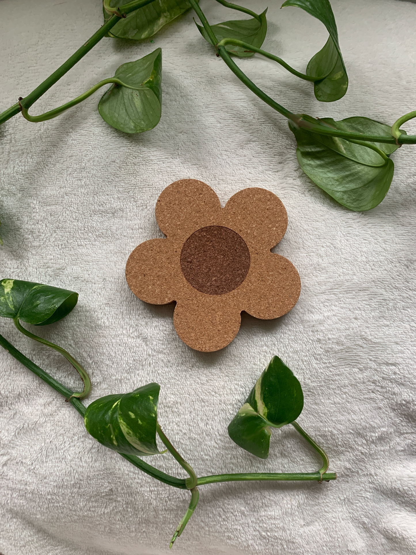 Cork Flower Coaster