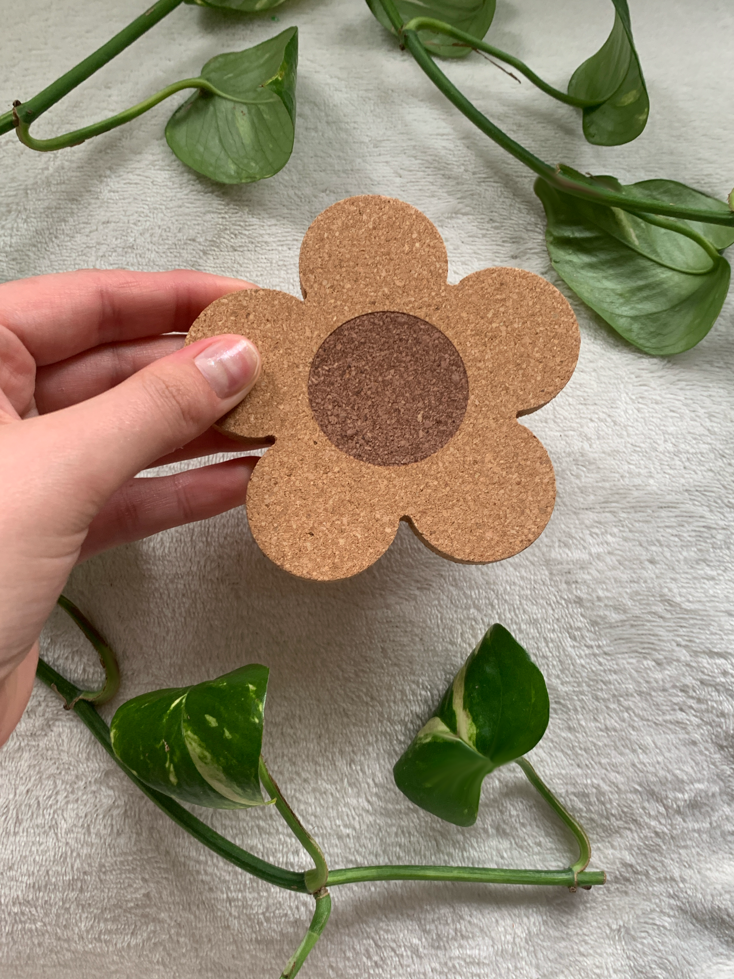 Cork Flower Coaster