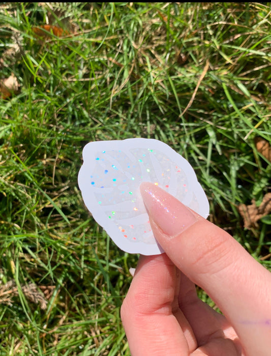 Monstera Holographic Sticker