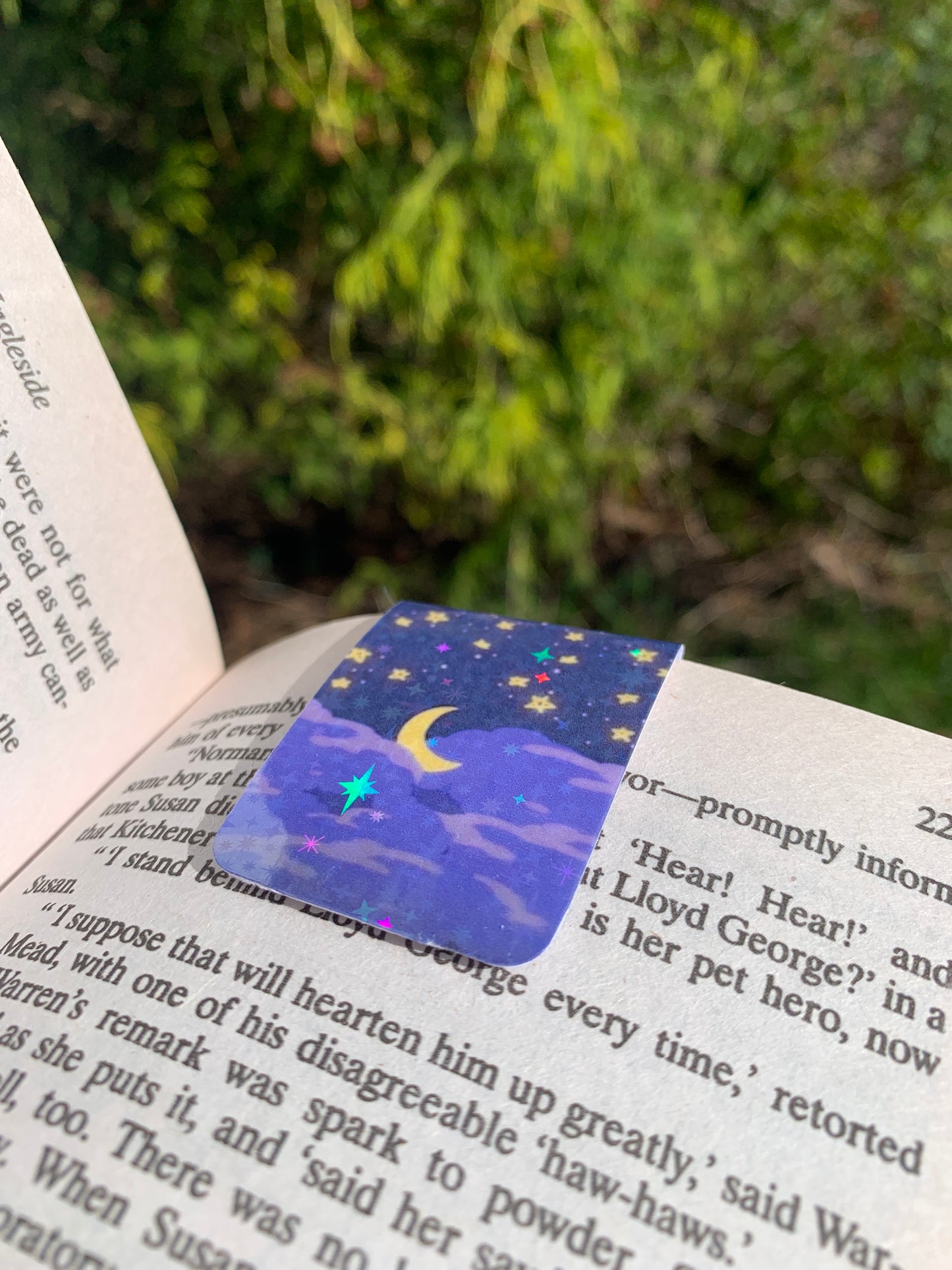 Night Sky Magnetic Bookmark