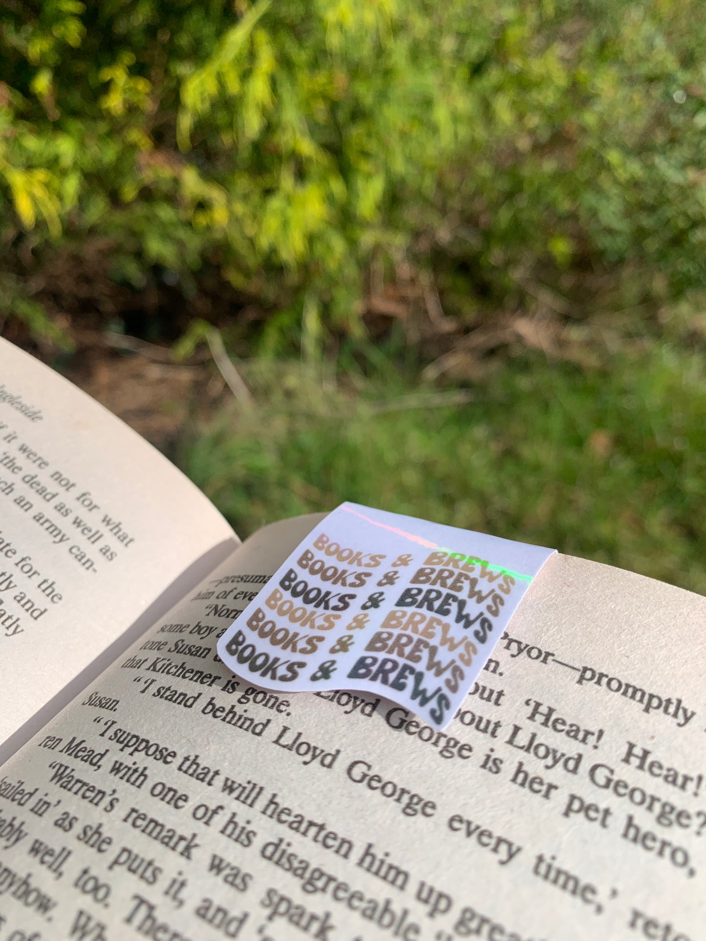 Coffee Magnetic Bookmark